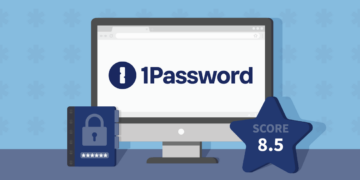 1Password Review Score 8.5 Featured Image