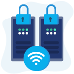 Secure network icon